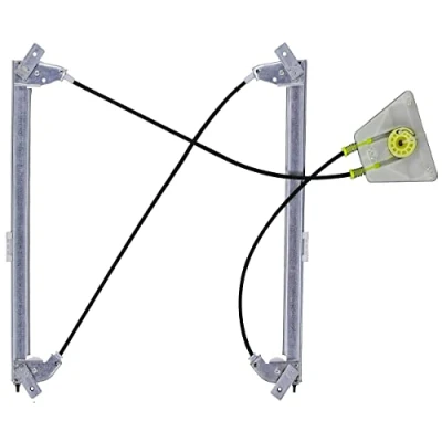 Image of 8P4837461A, 8P4837461B, 8P4837461C, 8V3837461A Window regulator VALEO 850618 Left Front electric without motor with comfort function