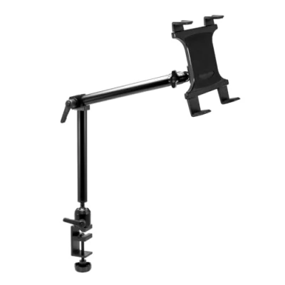 Image of ARKON TAB802 Heavy Duty Desk or Wheelchair Tablet Clamp Mount with 22 inch Arm for iPad Air Pro 4 3 2 Galaxy Tab S 10.5, Black