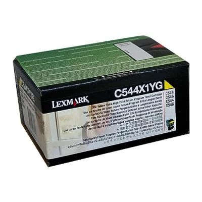 Image of Lexmark C544X1YG Toner Cartridge Yellow