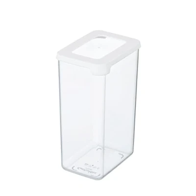 Image of Gastromax Dry Food Keeper 1.6 Liter Transparent White Colour, One Size