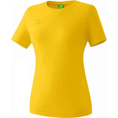 Image of Erima Women&#039;s Casual Basics Teamsports T shirt, Yellow, 8 (Manufacturer Size: 36)