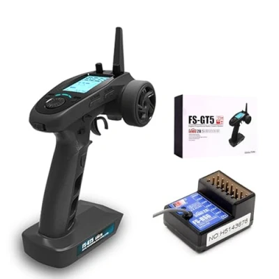Image of Flysky FS GT5 6CH AFHDS RC Transmitter w/ BS6 Receiver for Car Boat