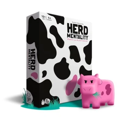 Image of Herd Mentality Board Game: Udderly Hilarious Family Game Easy Setup &amp; Play Loved By Millions Perfect for 4 20 Players Best Christmas Games