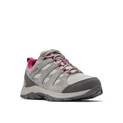 Image of Columbia Redmond III Waterproof Hiking shoes, Women&#039;s, Size: 7, Titanium/red onion Leather and textile