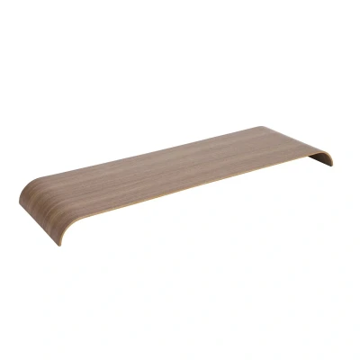 Image of AYTM Curva tray, walnut coloured, 81 x 25 5 cm, wood