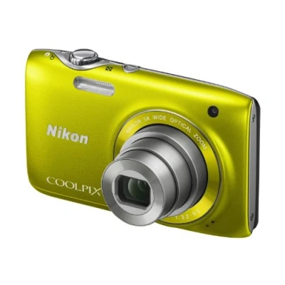 Image of Nikon COOLPIX S3100 Compact Digital Camera Yellow (14MP, 5x Optical Zoom) 2.7 inch LCD (Renewed)