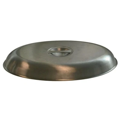 Image of Genware NEV C1462 Cover For Oval Vegetable Dish, 11462C, 12&quot;