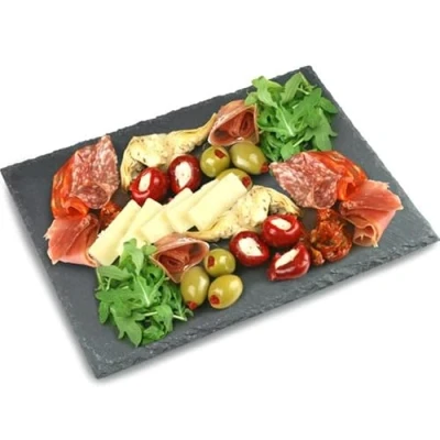Image of Utopia Tableware Large Rectangular Slate Platter 22 x 30cm Presentation Platters, Boards