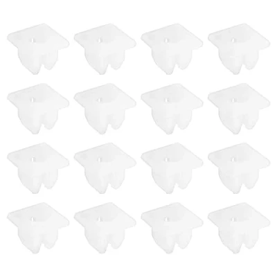 Image of ECSiNG 30 Pieces Screw Grommets Insert Expansion Nuts Locking Clips 8 mm Square Hole Plastic Mounting Retaining Car Replacement Parts