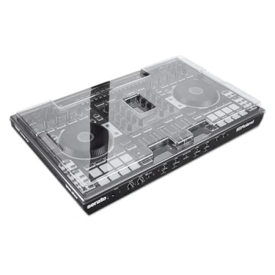 Image of Decksaver Cover for Pioneer DJ 808 Super Durable Polycarbonate Protective lid in Smoked Clear Colour, Made The UK DJs&#039; Choice Unbeatable Protection
