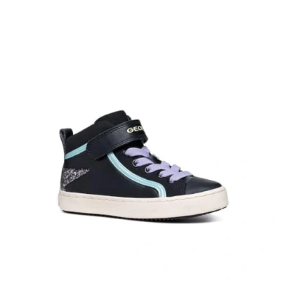 Image of Geox Girl&#039;s J Kalispera Girl M Sneakers, Black a, 5 UK Child