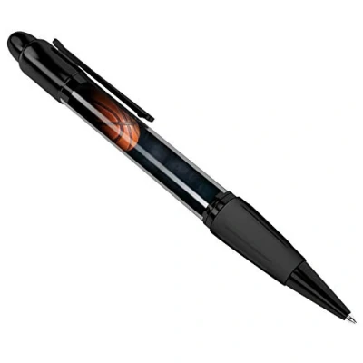 Image of 1 x Cool Basketball Sports Ball Game Fun Black Ballpoint Pen Student Gift#3083