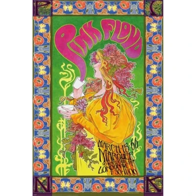Image of Pyramid International Pink Floyd 66 Maxi Poster, 61cm x 91cm, One Size