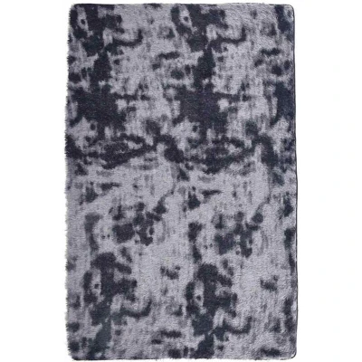 Image of vidaXL Shaggy Rug High Pile NAVARRA Dark Grey 130x200 cm Polyester