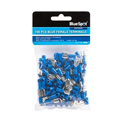 Image of Bluespot 40606 100pce Blue Female Terminals