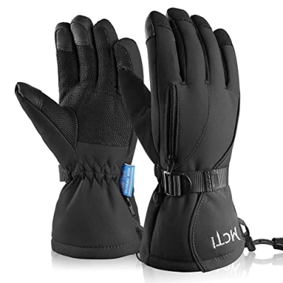 Image of Kineed Men&#039;s Ski Gloves Waterproof Winter Warm 3M Thinsulate Snowboard Snow Thermal Windproof XXL