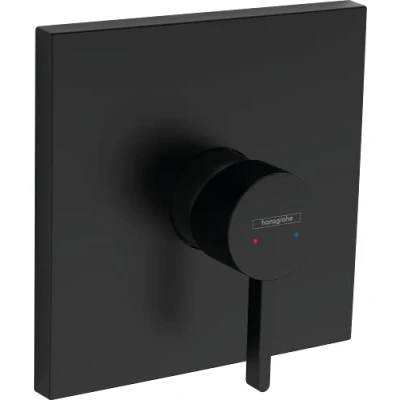 Image of hansgrohe Finoris Single lever shower mixer for concealed installation, matt black, 76615670