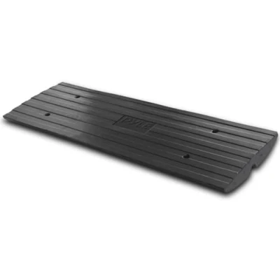 Image of Pyle Ramp, Kerb Threshold Car Heavy Duty Rubber Curb Suitable For Car, Truck, Scooter, Bike, Motorcycle, Wheelchair Mobility, Loading Dock, Garage, Pavement