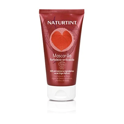 Image of Naturtint Strength Anti Hair Loss Mask Strengthens and Gives Density, Stops Increases Shine 99% Natural Ingredients, Vegan, No Silicone or Paraben 150 ml