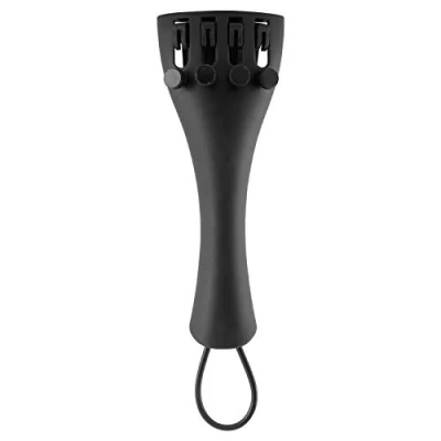 Image of Theodore 4/4 Size Universal Violin Tailpiece with 4 Fine Tuners &amp; Adjustable Tailcord