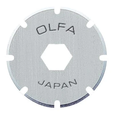 Image of OLFA PRB18 2 Pack de cuchillas circulares perforadora 18x0,3 mm plateadas