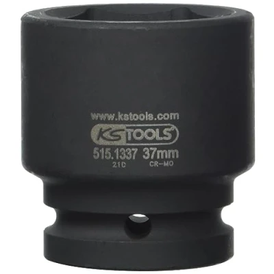 Image of KS Tools 515.1337 Hexagon impact socket, short, 3/4&quot;, 37mm