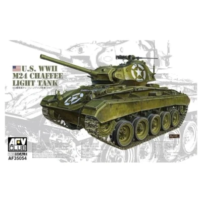 Image of AFV35054 1:35 AFV Club US WW2 M24 Chaffee Light Tank