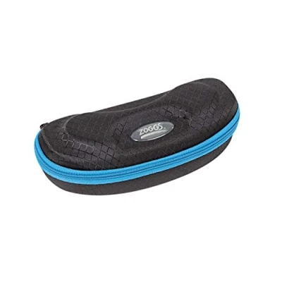 Image of Zoggs Elite Goggle Case, Case for Swimming Goggles,Black,17.5(L) x 8(W) 6(D) cm