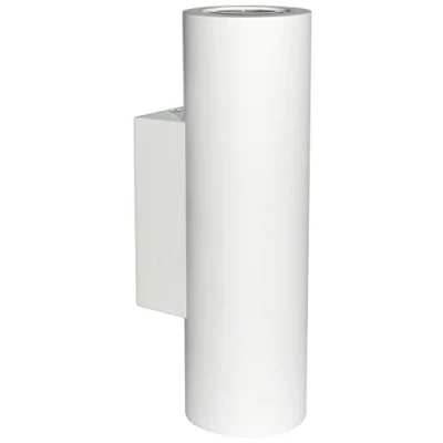Image of Zenon Lighting Collection Alba Range Modern LED White Ceramic Up &amp; Down Contemporary Indoor Wall Light Lamp Fixture GU10 B1205