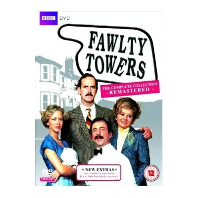 Image of Fawlty Towers Remastered BBC TV Comedy Series 1 &amp; 2 Complete DVD Collection [3 Discs] Boxset + Extras by John Cleese