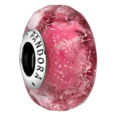 Image of Pandora Pink Daisy Flower Dangle Charm 788771C01