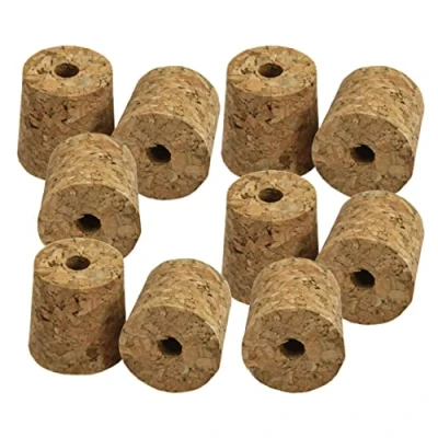 Image of Almost Off Grid Bored Cork Bungs for Demijohns x 10