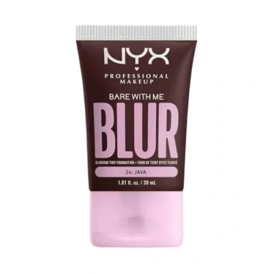 Image of NYX Professional Makeup Blurring Tint Foundation, Medium Coverage, Matte Finish, With Niacinamide, Matcha and Glycerin, 12 Hours Hydrating, Bare Me Blur, 30 ml, Shade: Java