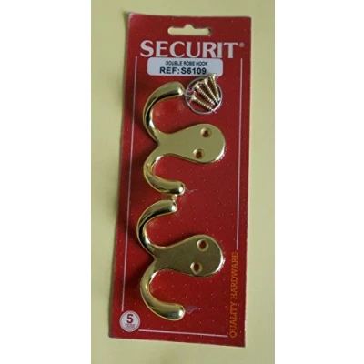 Image of SEC Double Robe Hook EB X2 S6109