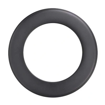 Image of FIREFIX R180/R Rosette for 2 mm Thick Flue Pipes in 180 Diameter Stoves and Fireplaces Senotherm Black Rigid