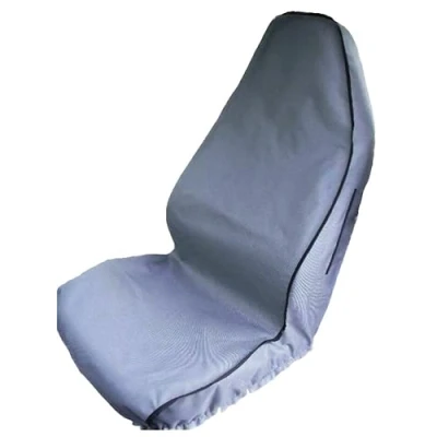 Image of VehicleBlinds Waterproof Seat Covers Compatible With Fiat Panda Super Heavy Duty Pair Of Front In Grey