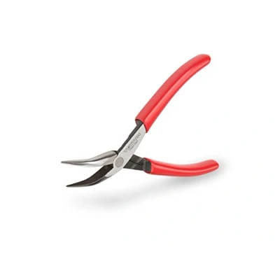 Image of TEKTON Mini Bent Long Nose Pliers PMN11301