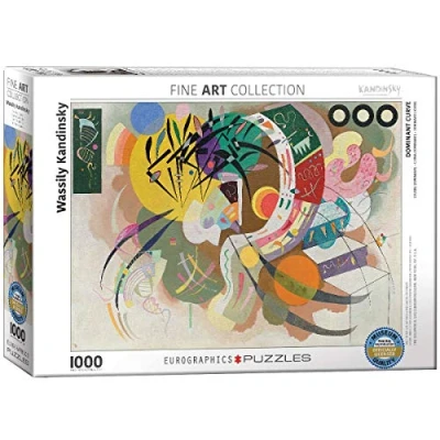 Image of Eurographics 6000 0839 Dominant Curve by Wassily Kandinsky Puzzle, Various, 48 x 68 cm