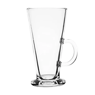 Image of Olympia Latte Glasses 285ml 150X80mm Toughened Tumblers Restaurant 12pc