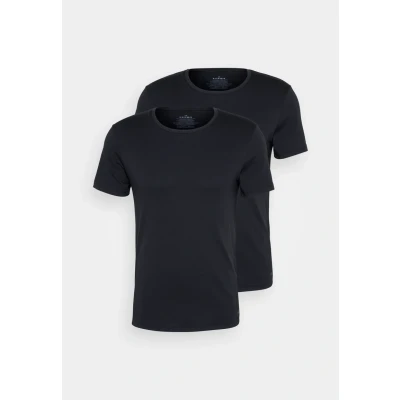Image of Under Armour Performance Solid Fitted CREW NECK 2 PACK Undershirt, Men&#039;s, Size: Large, Black