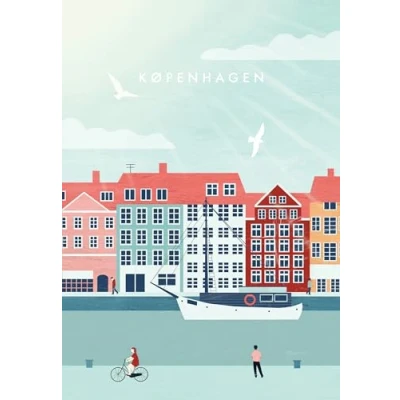 Image of Ravensburger 12000769 Copenhagen 300 pieces jigsaw Puzzle for adults and kids age 9 years up, mindfulness puzzles