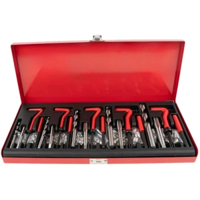 Image of Merautop SJ 131 piece Thread Repair Kit, Helicoil Type Replacement for M5 M6 M8 M10 M12