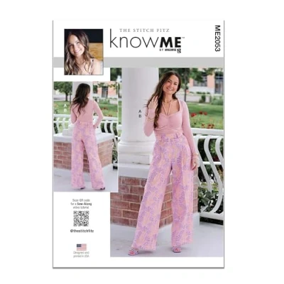 Image of Know ME ME2053H5 Misses&#039; Trousers and Knit Top by The Stitch Fitz H5 6 8 10 12 14