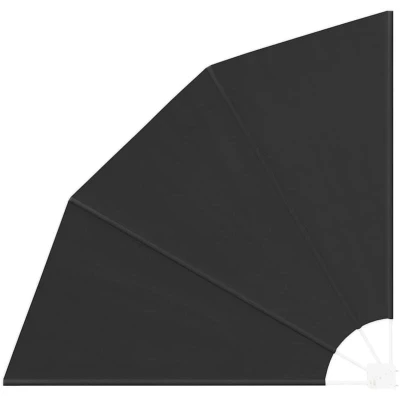 Image of vidaXL Balcony Privacy Screen Folding Manual Anthracite 140 x cm Fabric