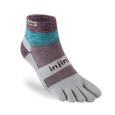 Image of Injinji Socks Trail Midweight Mini Crew XTRALIFE UNISEX Running Toe Bay L (213130)