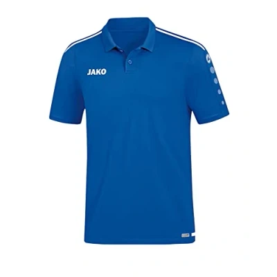 Image of JAKO Men&#039;s Striker 2.0 Polo, Royal/White, XXX Large