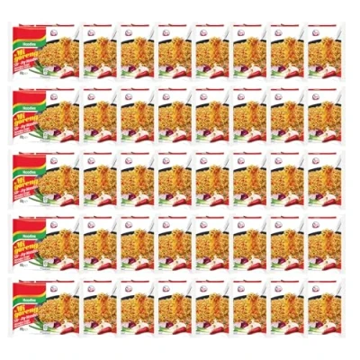 Image of Indomie Mi Goreng Stir Fry Noodles Original Flavor, 80g (Pack of 40) Authentic Indonesian Instant Versatile Meal Option Ready in 3 Minutes