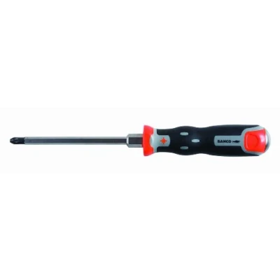 Image of Bahco 040.003.150 Tekno+ Through Shank Pozidriv Tip Screwdriver, PZ3 x 150mm