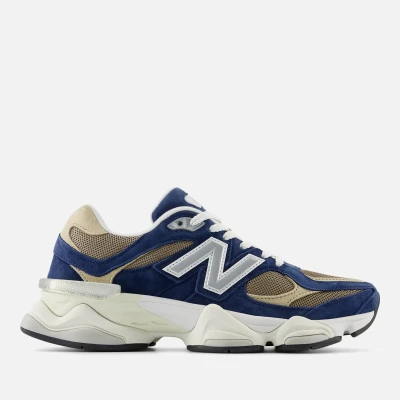 Image of New Balance U9060 Unisex Trainers, Size: 9, Navy Imitation leather/ textile
