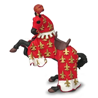 Image of Papo 39257 Red Prince Philip horse MEDIEVAL FANTASY Figurine, Multicolour